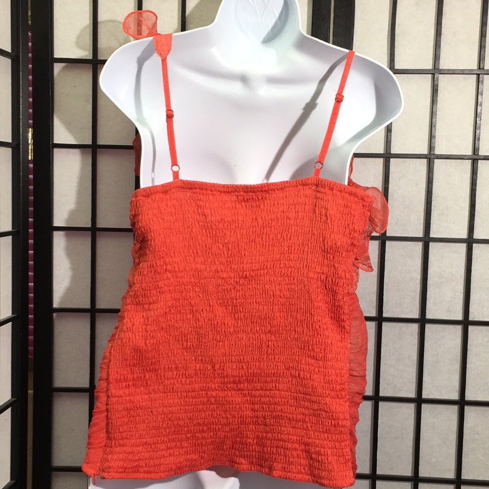 Maxine Mode Ruffle Top Size L - Picture 5 of 6